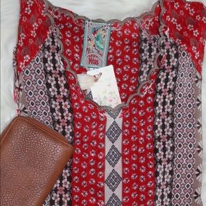 ‼️Beautiful JW Red Blouse